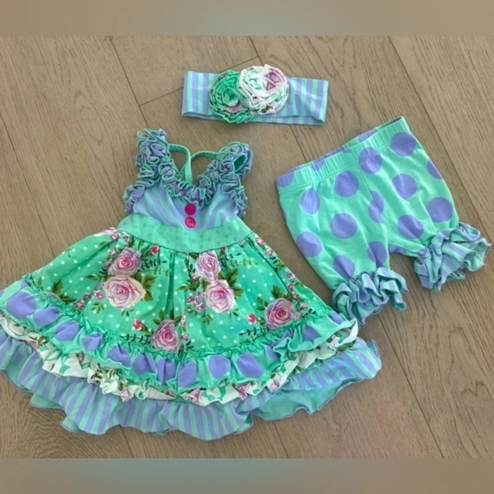 Serendipity Clothing 3 piece matching set 18 months